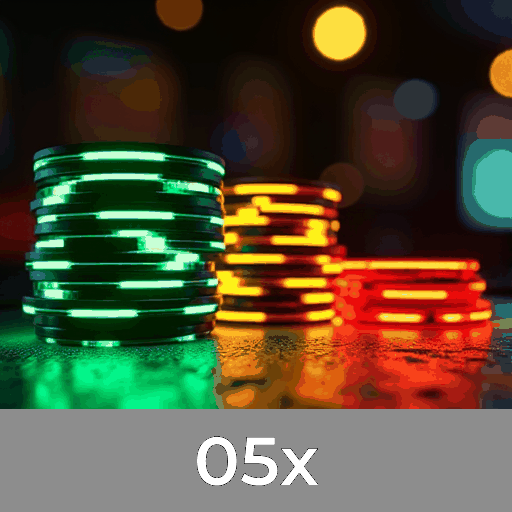05x: Slots com Gigantescos Prêmios, Mesa de Blackjack e Poker com Real Dealer